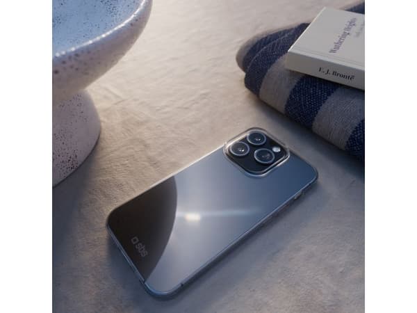 SBS Skinny-deksel til iPhone 16 Pro - transparent