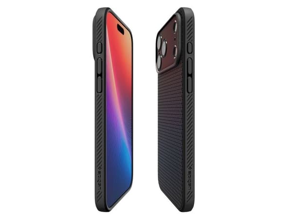 Spigen ACS10331, Suojus, Apple, iPhone 17 Pro, 16 cm (6.3"), Musta