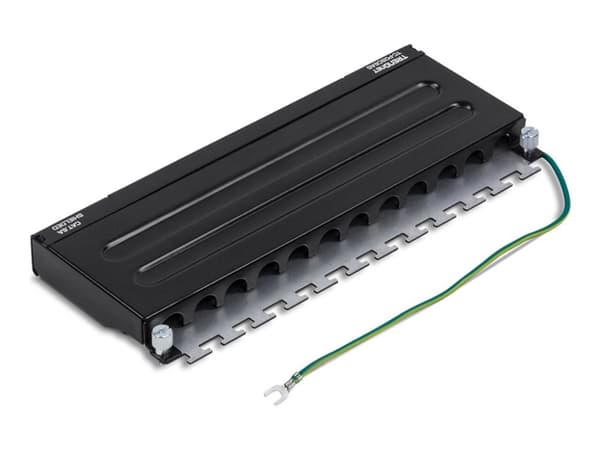 TRENDnet TC-P08C6AS - Patch-panel - väggmontering - CAT 6a - STP - RJ-45 X 8 - 0.5U
