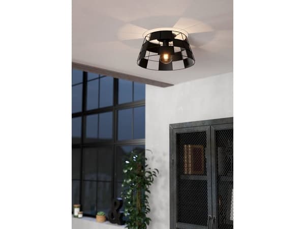 EGLO PONTEFRACT LOFT E27 svart