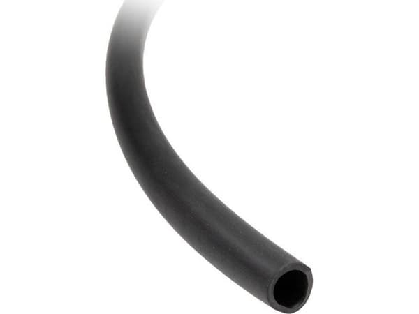aqua computer 13/10 mm EPDM - sort - selges per meter - 1m