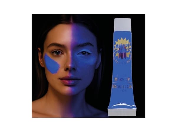Neonblå UV-smink, 10 ml