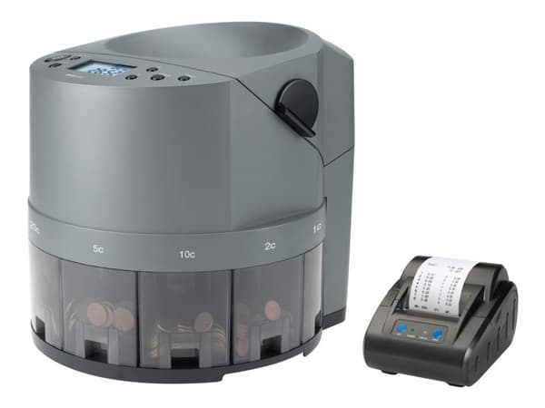 Safescan 1450 - Myntteller / sorterer - EUR - grå