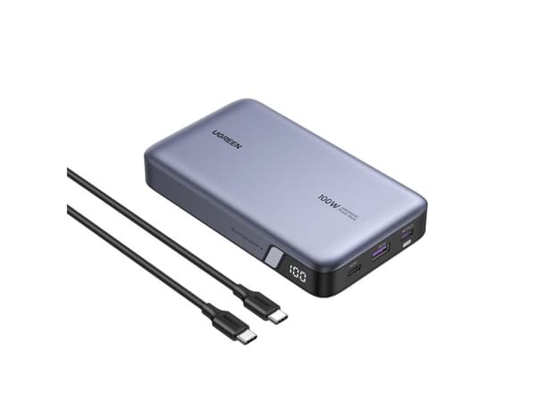 Ugreen 25188, 20000 mAh, Power Delivery 3.0, harmaa