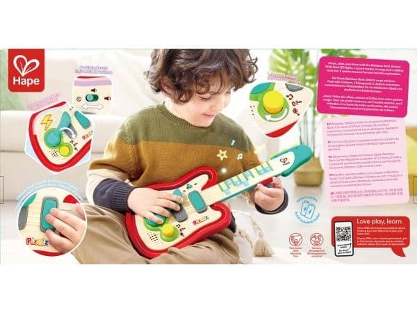 Hape Pixelz Rainbow Rock Guitar