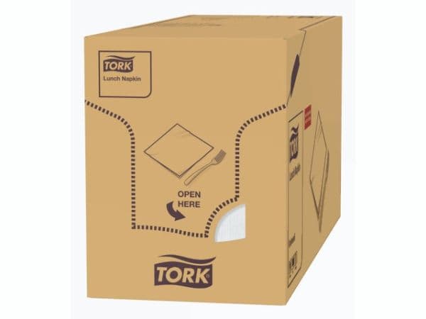 Tork lunchservett, vit
