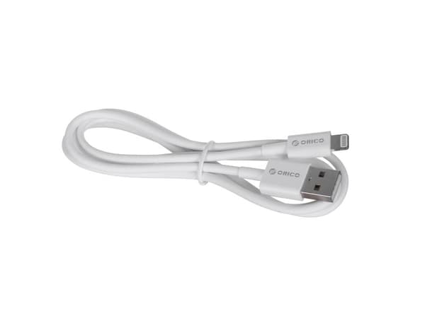 ORICO LIGHTNING-KABEL MFI-CERTIFIERAD, VIT,18W, 1M