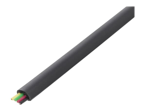 DELTACO MD-15S - Mengdetelefonkabel - flat - svart