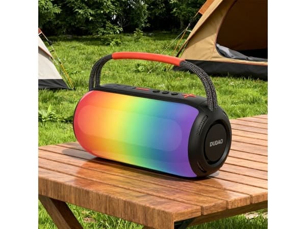 Dudao Y21 Wireless Speaker with RGB Backlight Bluetooth 5.3 - Black