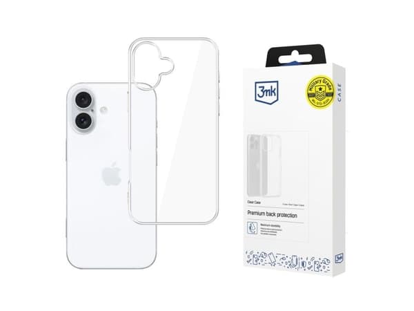 3MK Clear Case-skal till Apple iPhone 17