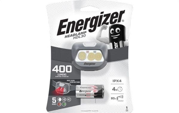 LATARKA ENERGIZER FORLYGTE HDL30 3AAA 400 LM