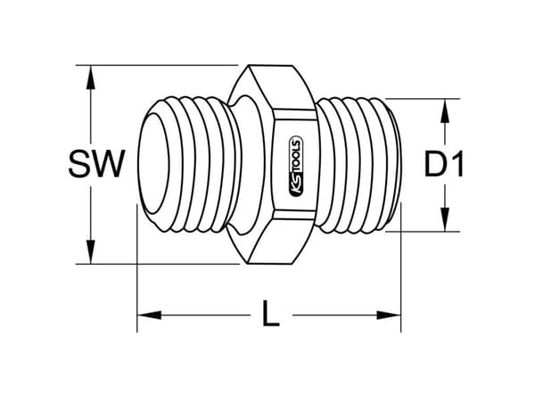 KS Tools 515.3380 tryckluft-reducering, 1 st