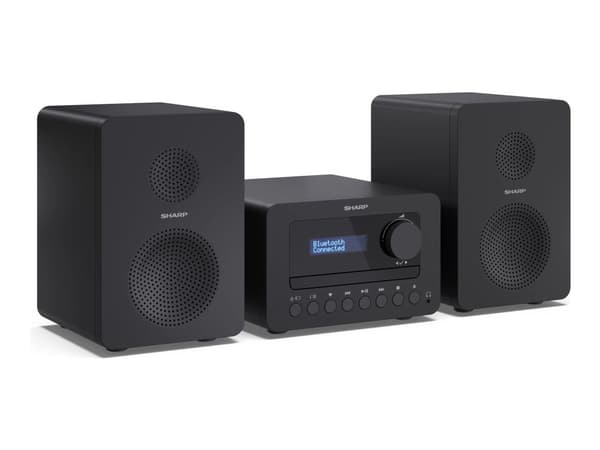 Sharp Tokyo XL-B514 - Mikrosystem - svart