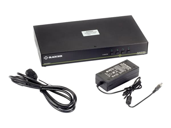 Black Box SECURE KVM SWITCH, SH, 4-PORT, DVI-I, USB
