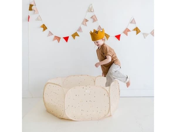 3 Sprouts Boldbassin, Terrazzo beige
