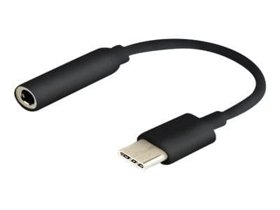 Savio AK-35 USB Type-C til 3,5 mm Mini Jack-adapterkabel, svart