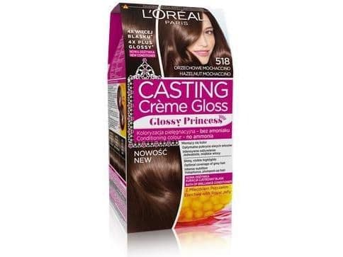 L'Oreal Casting Creme Gloss hårfärg 518 Hazelnut Macchiato