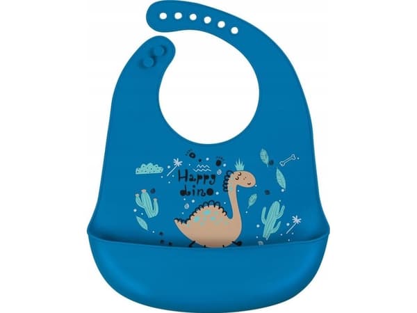 Simed SILICONE BIB DINUS haklapp i silikon