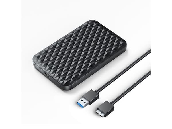 Orico 2,5" HDD/SSD-kapsling USB Micro-B 5Gbps - svart