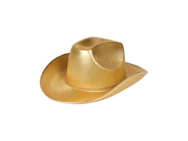 Cowboyhatt i gull