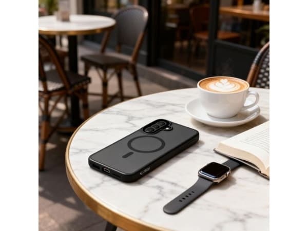 Tech-Protect mobildeksel til Galaxy A27 Magmat MagSafe Matte, must