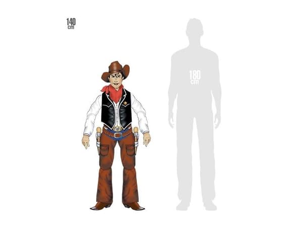 Cowboyfigur, 140 cm