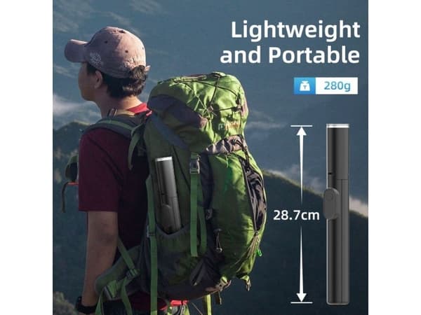 TECH-PROTECT L09S Bluetooth selfie-stick stativ sort