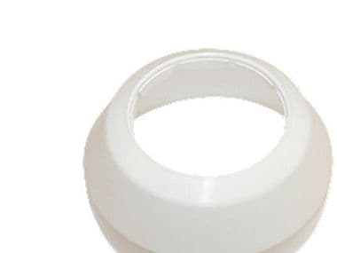 Dallmer Ø50 MM Väggrosett Vit