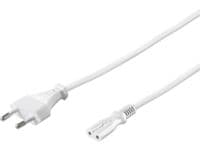 MicroConnect - Strömkabel - 10 m - vit