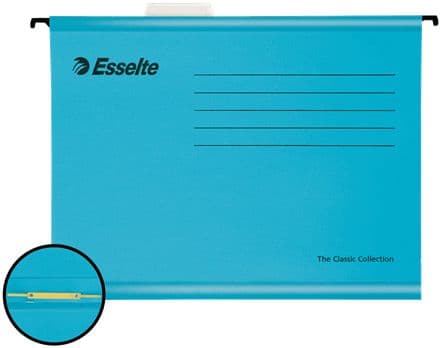 Hängemappe Esselte Classic forsterket A4-pakke/10 Blå