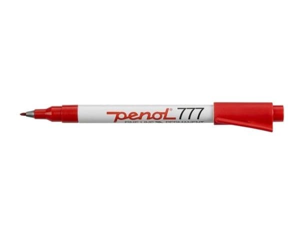 Tuschpenna Penol 777 röd - (20 st./förpackning)