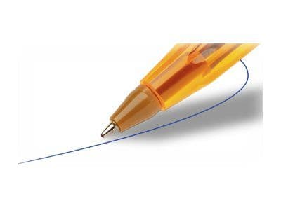 BIC Cristal Fine - Kulepenn - blå - 0.8 mm - medium (en pakke 50)