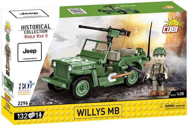 Cobi Willys MB 132 delar