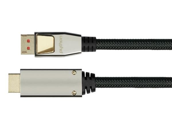 Alcasa PYTHON GC-M0218, 3 m, DisplayPort, HDMI, Hankjønn, Hankjønn, Rett