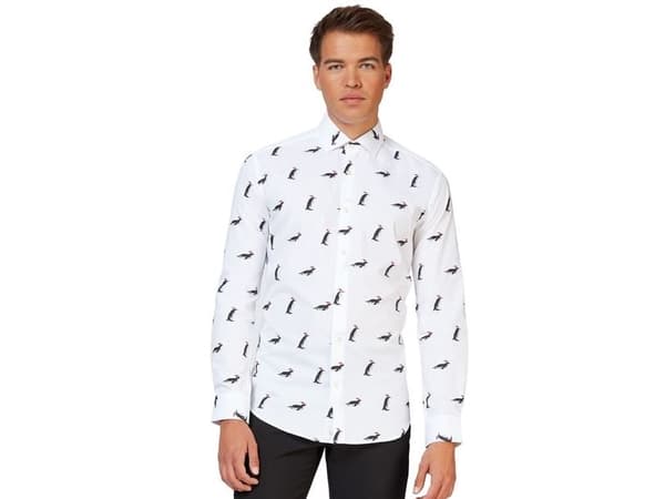 Juleskjorte Penguins