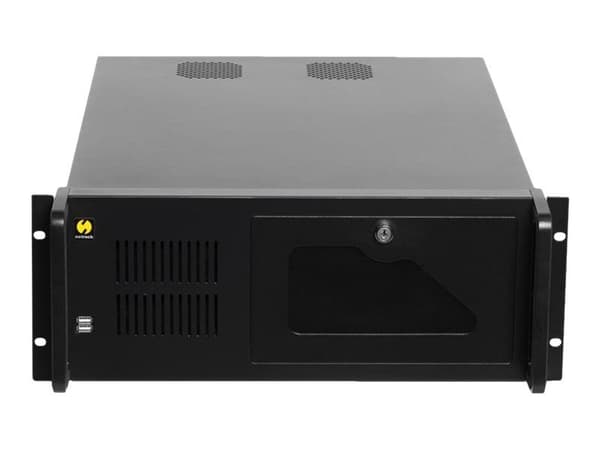 Netrack Server Case - Rackmonterbar 4U - utvidet ATX (E-ATX) - svart