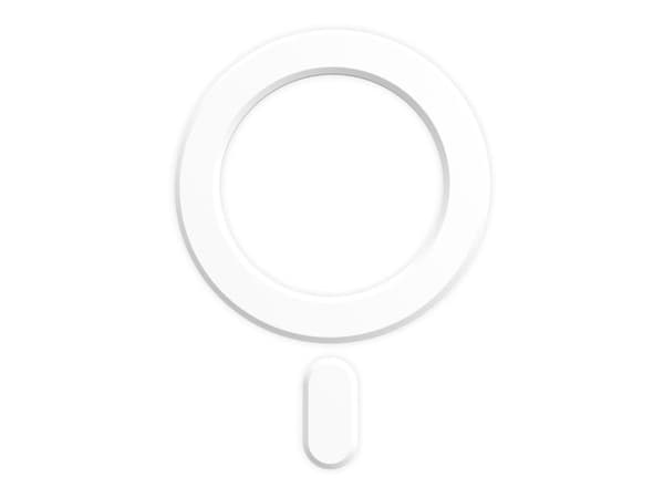 Tech-Protect MagMat MagSafe magnetisk ring - hvit