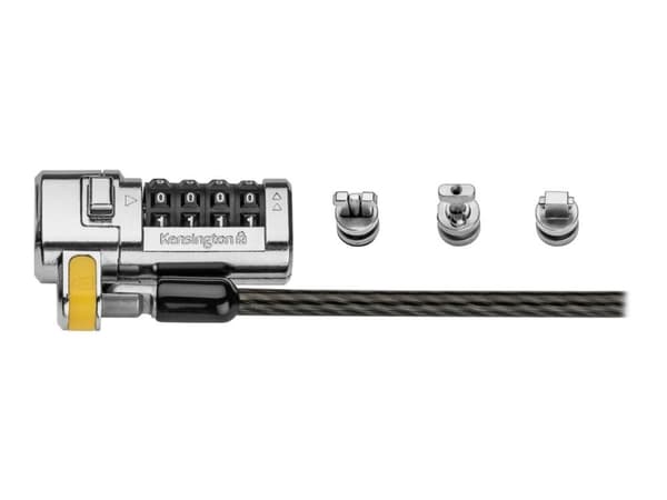 Kensington ClickSafe Universal Combination Laptop Lock - Master Coded - Sikkerhetskabellås - 1.8 m