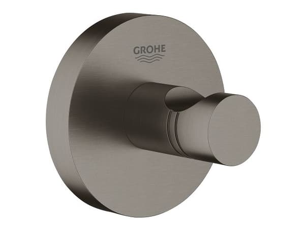 Grohe Essentials håndklædekrog i metal - Børstet Hard Graphite