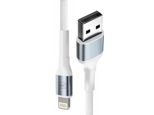 3mk 3mk Cable 3mk Hyper Cable N-SERIES USB-A / Lightning 2 m 5V/2.4A 12W - vit