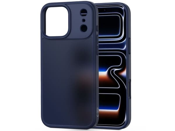 Tech-Protect MagMat-deksel til iPhone 17 Pro - matt navyblå