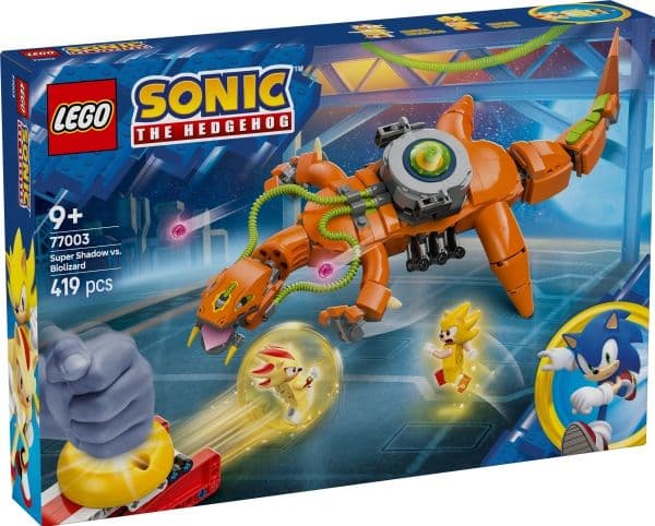 LEGO Sonic 77003 Super Shadow mot Biolizard