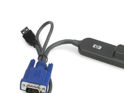 HPE USB Interface Adapter - Förlängningskabel för video/USB - fabriksintegrerad