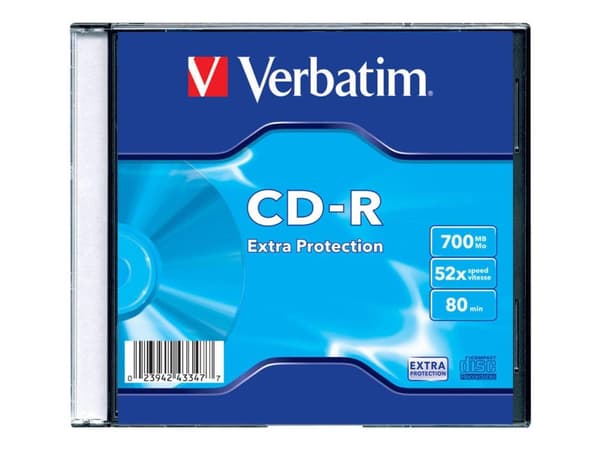 Verbatim CD-R Extra Protection, 48x, 700 MB