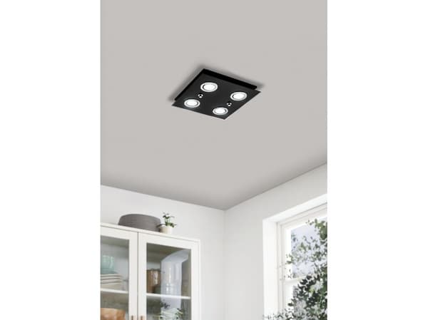 EGLO GRATTINO LOFT 4x240 lm 290×290 sort