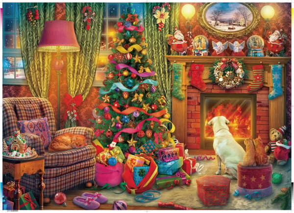 PUZZLES Merry Christmas Advent Puzzle 1008 pcs