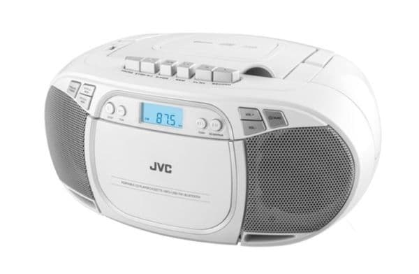 JVC RC-E451W, 1,6 kg, Vit, Bärbar CD-spelare