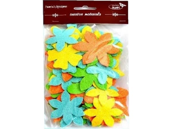 Glitterblommor 60 st
