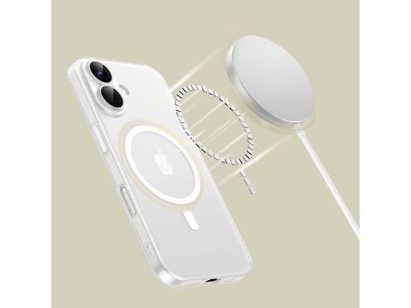 Tech-Protect MagSlim MagSafe iPhone 16-skal - svart