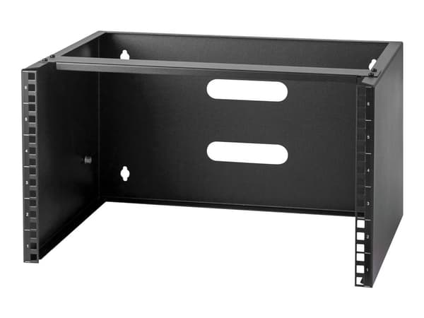 StarTech.com 6U väggmonteringsfäste för patchpanel - 35 cm djupt - Skåp - väggmontering - svart - 6U - 19"